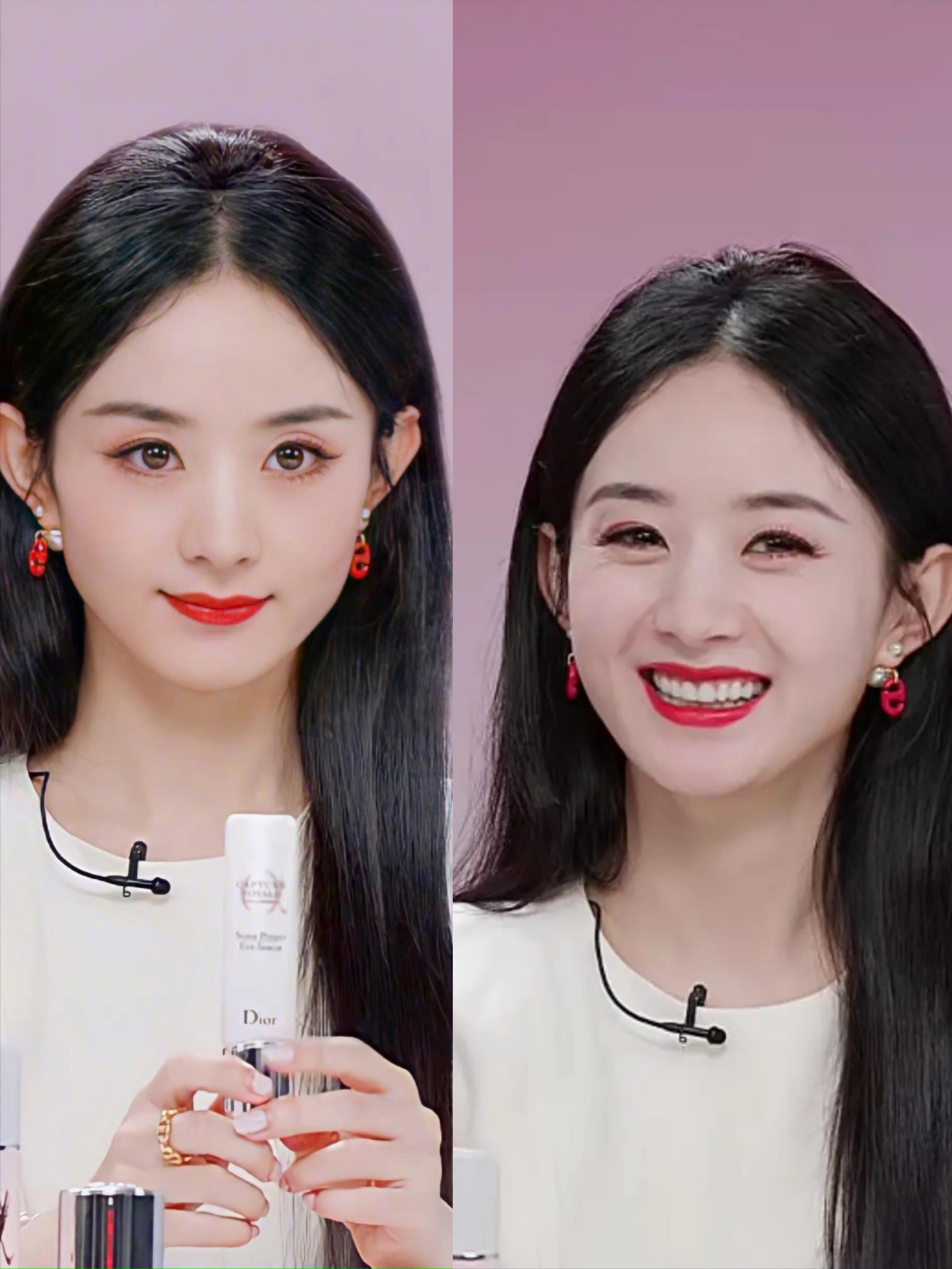 赵丽颖遮眼造型假发,赵丽颖戴假发片