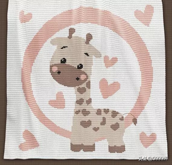 编织宝宝毯教程,编织漂亮婴儿卡通毯子