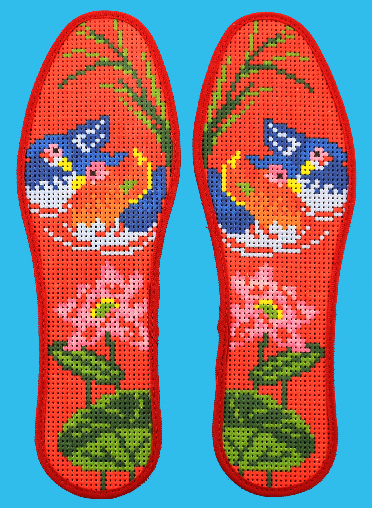 少见的手工鞋垫,手工鞋垫花样清晰图