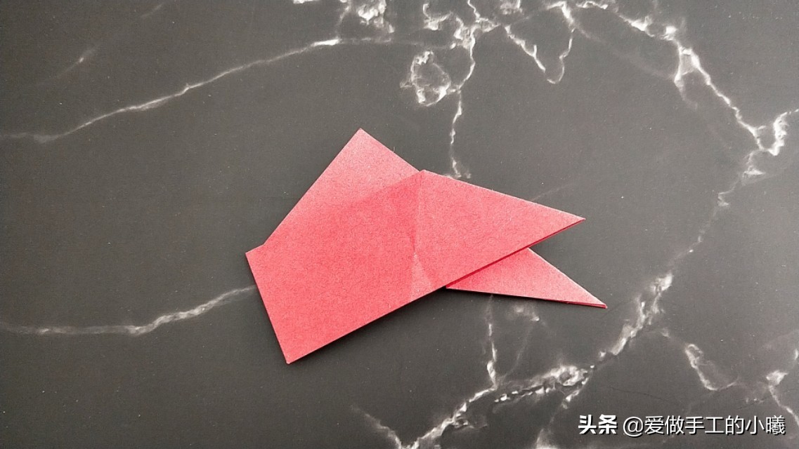 玫瑰花折纸图解,玫瑰花千纸鹤折纸图解