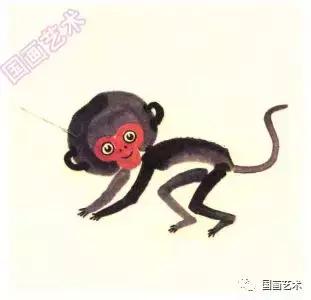 铅笔画猴子的简笔画图片大全,如何画猴子难一点