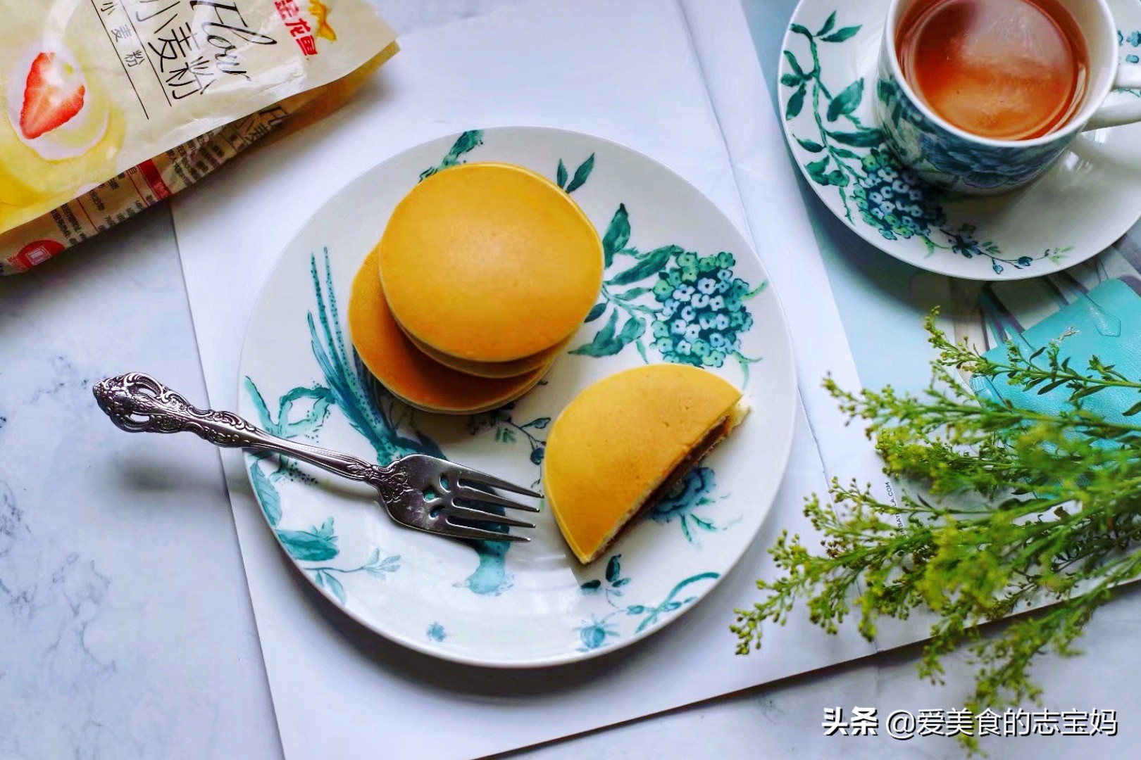 只用一口锅就能吃到的铜锣烧,低卡又好吃的铜锣烧