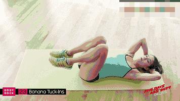 9个动作搞定水桶腰瘦腰瘦肚子,懒人瘦腰4个动作快速消除小肚腩