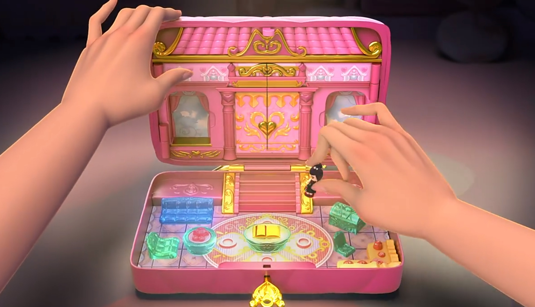 叶罗丽辛灵的大型娃娃,叶罗丽娃娃店的辛灵留下的秘密