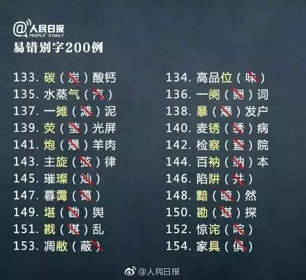 《人民日报》200个易错别字中漏掉了一个关键词一一“赓,庚即”