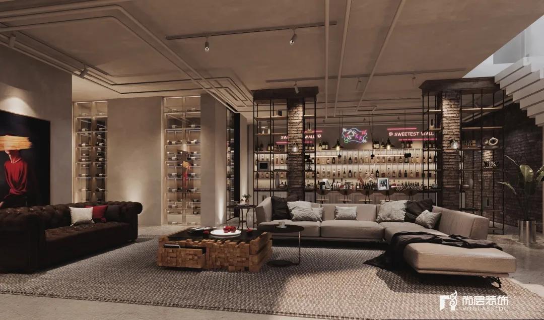 800平侘寂风装修设计案例,800平米禅意别墅