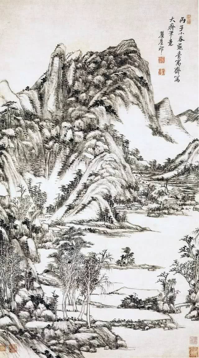 石涛水墨山水对于墨法的运用