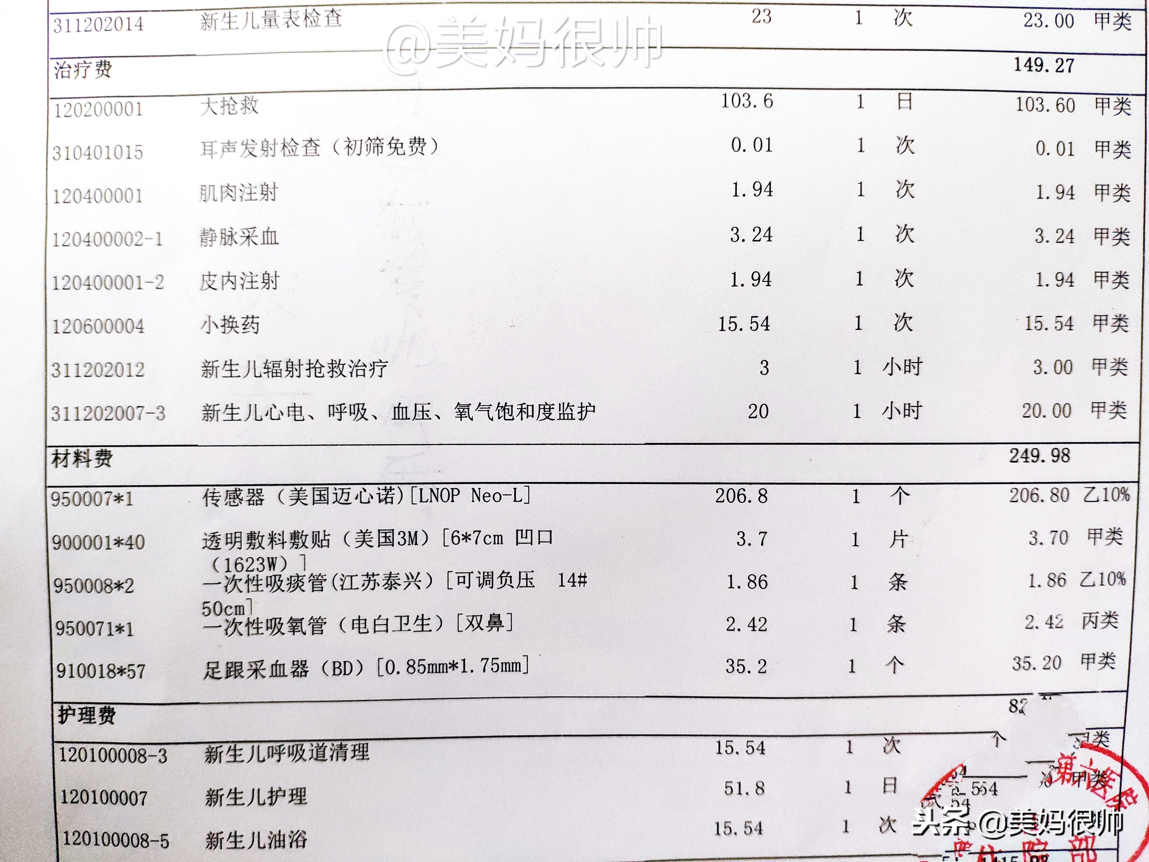 早产儿住院费用一天1600正常么,早产儿住院费用多少钱