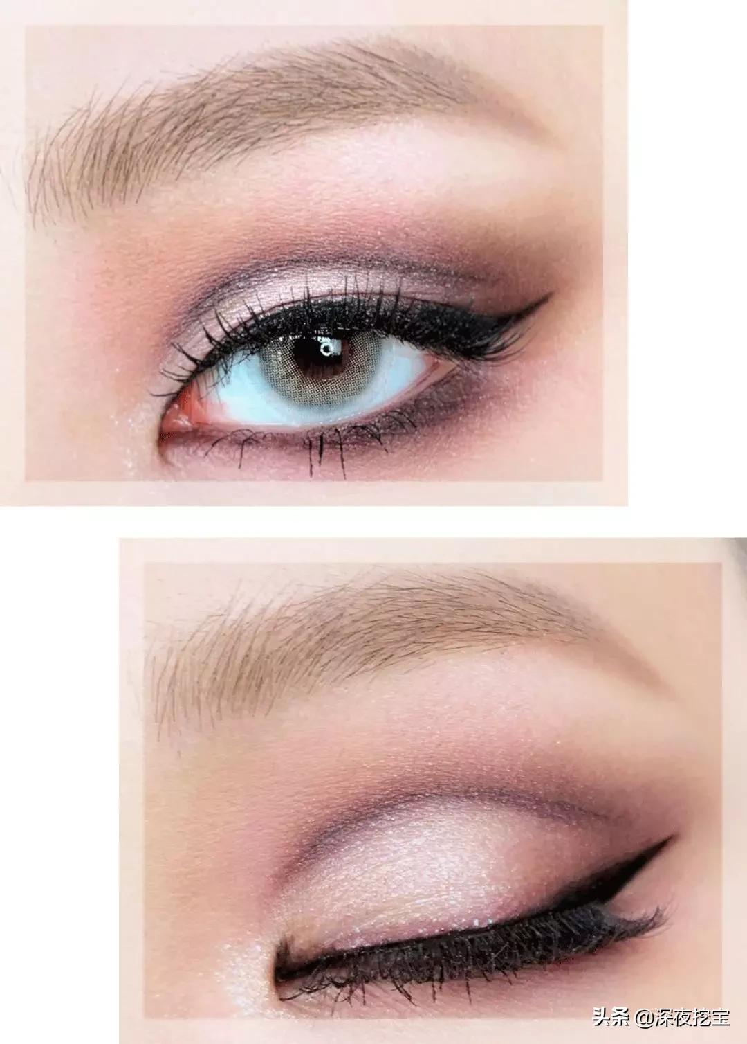 眼妆怎么画显大又干净初学者,眼间距宽包眼角鼻梁塌怎么画眼妆