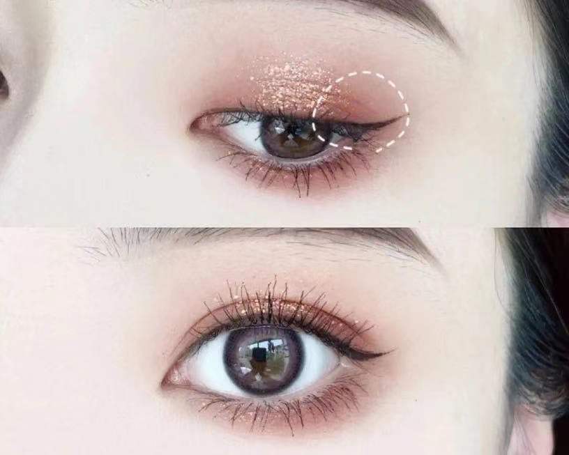 下眼线怎么画不显脏不晕妆,眼线怎么画不戴美瞳都显大