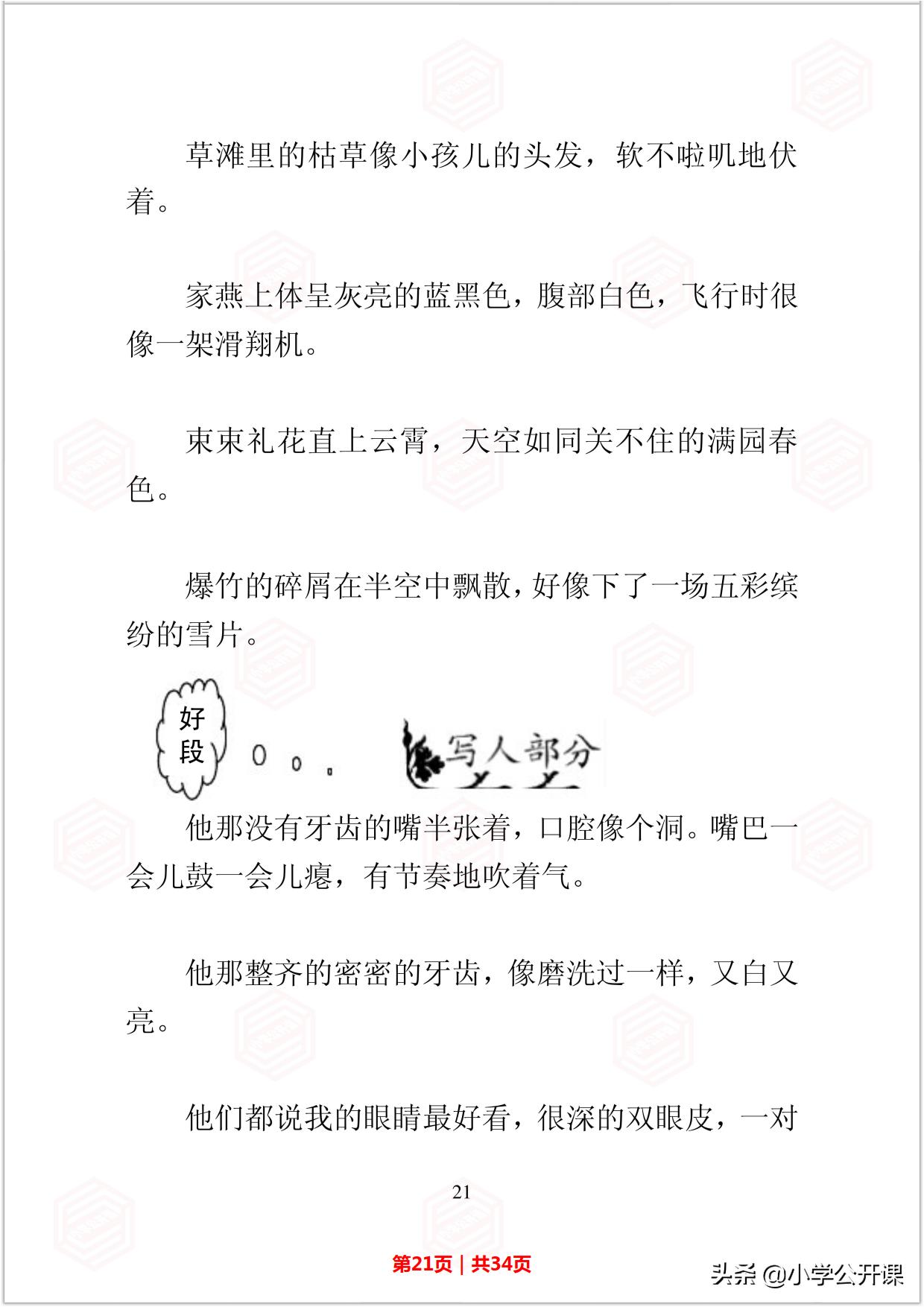 小学生作文好词好句好段摘抄大全,中小学生作文素材好词句积累