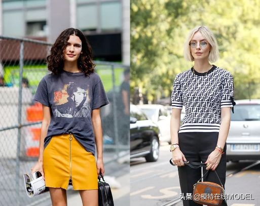超模刘雯最爱的风格短袖，春天里的万能单品不能少