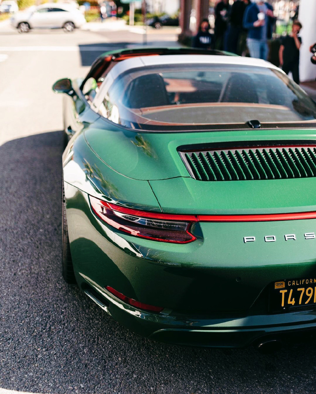 保时捷911敞篷版targa颜色冰川蓝,保时捷911targagts