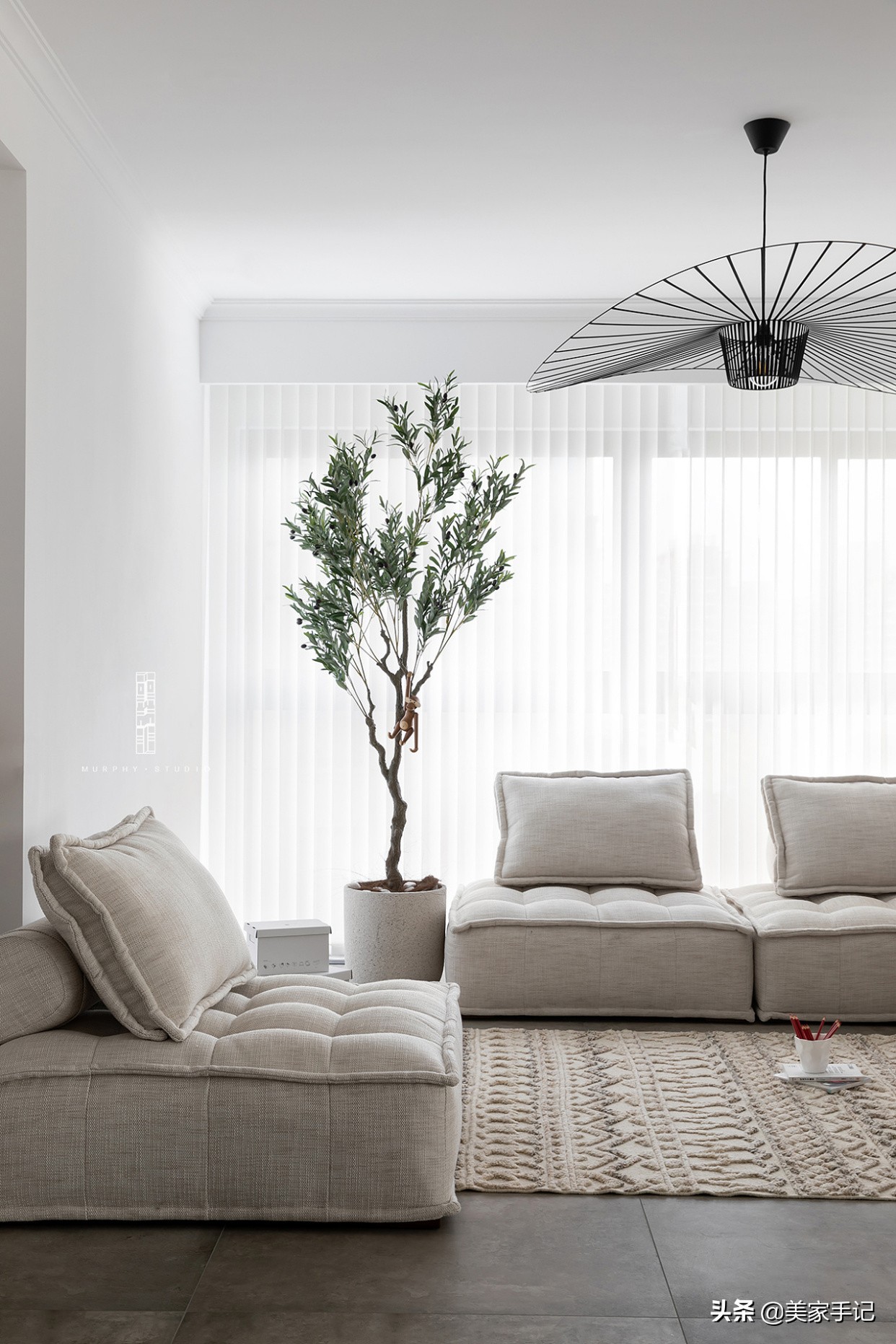 大面积留白风格装修,留白设计装修