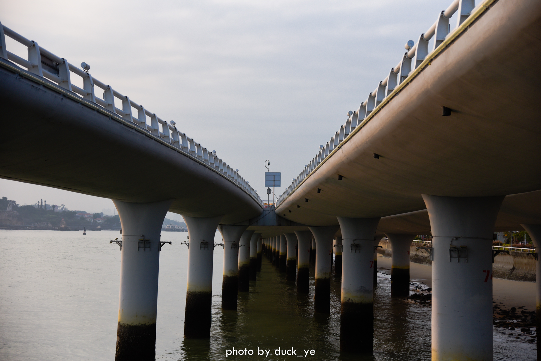 厦门观景桥,离海平面最近的大桥厦门演武大桥