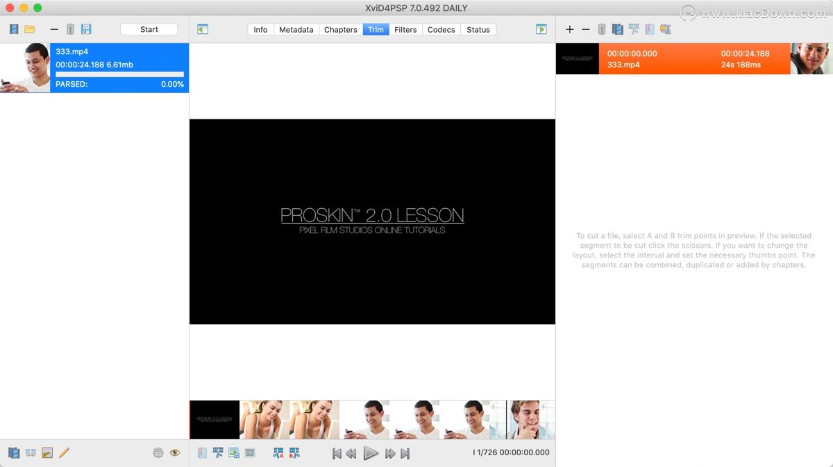 XviD4PSPformac,多媒体文件格式转换器