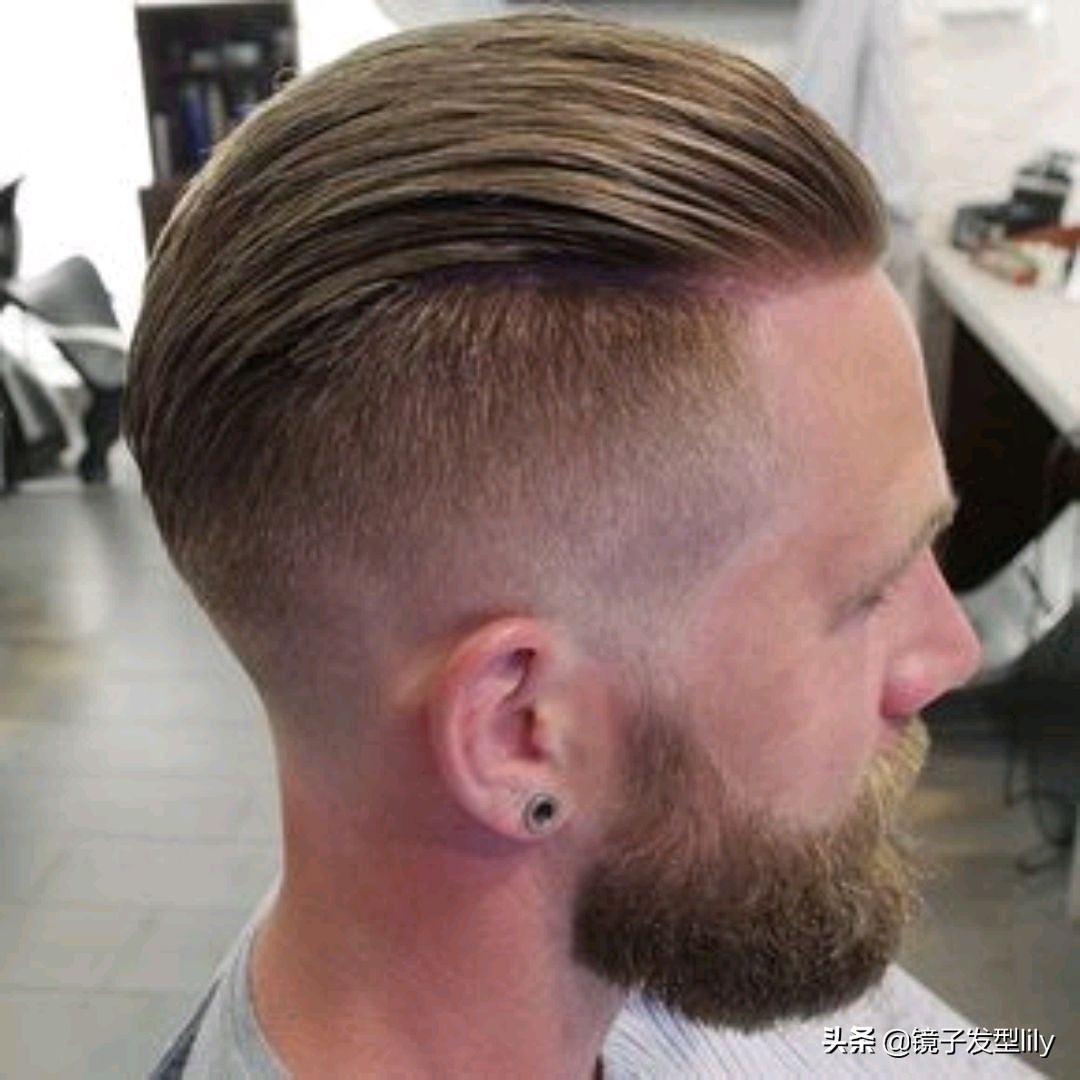 男士发型怎么剪才能让头发变蓬,头顶稀疏不烫头发型男