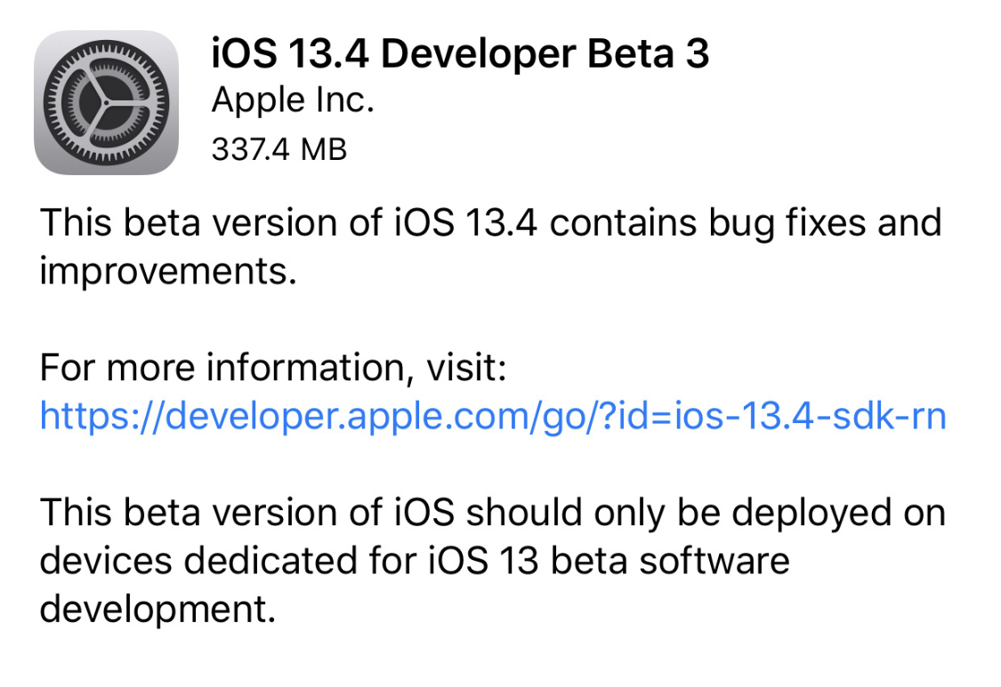 ios13.4beta3怎么样,用了5天的苹果手机