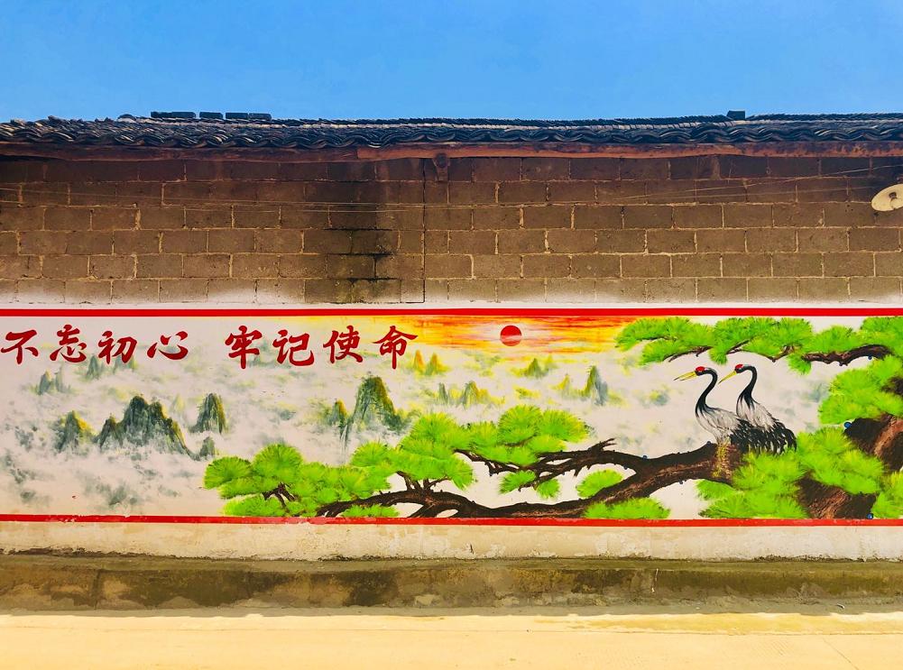 这个村子真美图片,村子里的风景真美