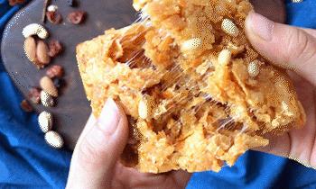 云南大理乳扇沙琪玛，酥松绵软，乳香四溢，好吃到停不下来