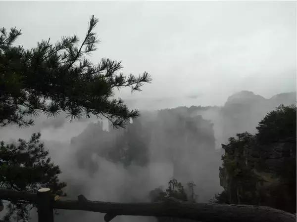 在张家界旅游遇到雨天,去张家界旅游哪个风景最好