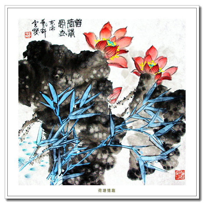 富贵气息的花鸟画,皇家富贵的花鸟画