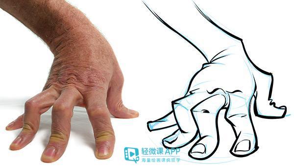 动漫人物手部画法教程,动漫男生手部画法