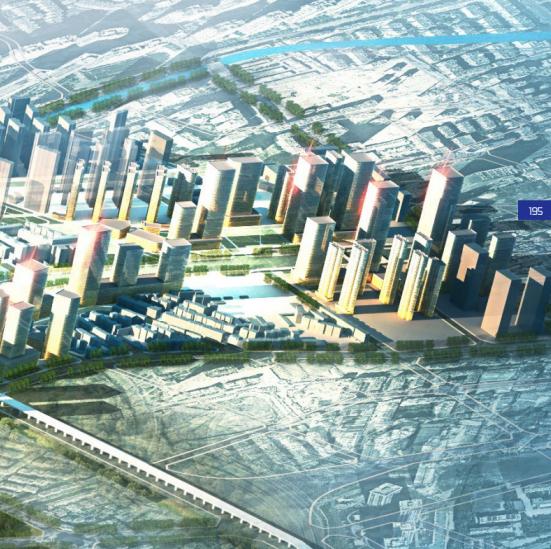 昆明未来的规划实景效果图,昆明东部商务区效果图