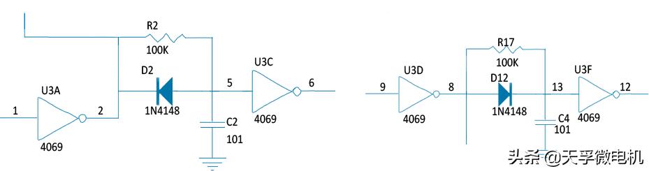 微型直流电机电源接线,微型电机驱动电路原理图