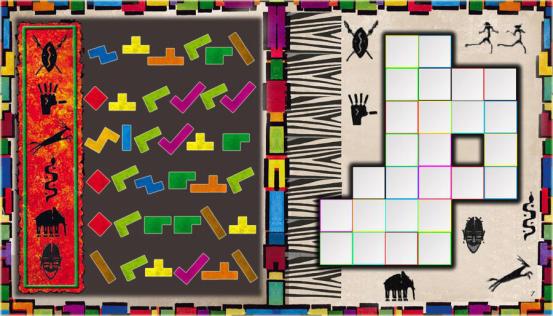 城堡拼图桌游,益智闯关拼图桌游