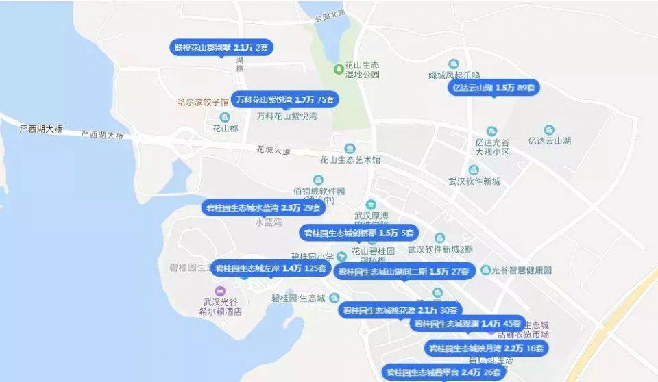 花山片区优缺点,花山板块发展潜力