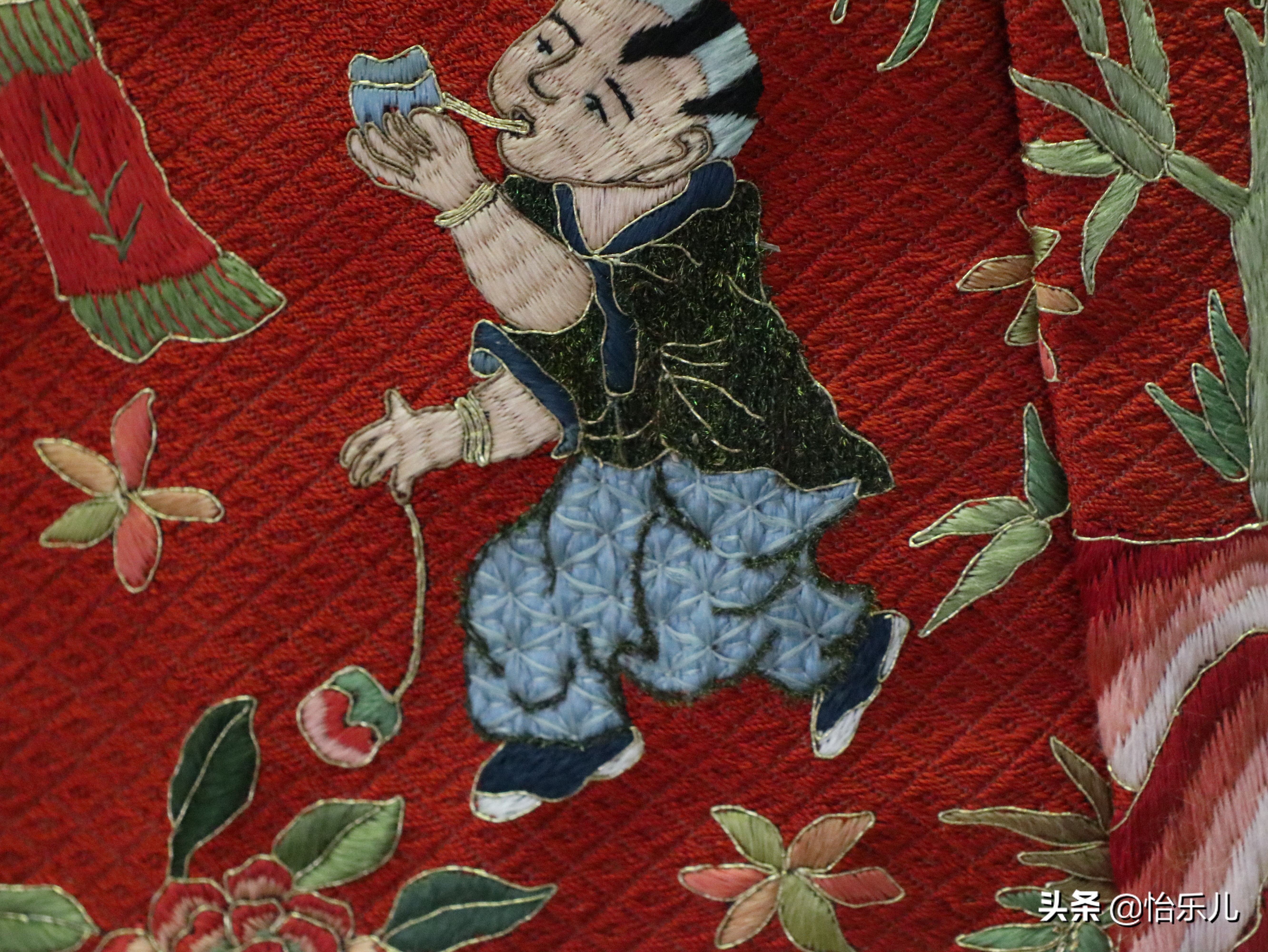 明十三陵出土文物百子衣,明定陵出土服饰