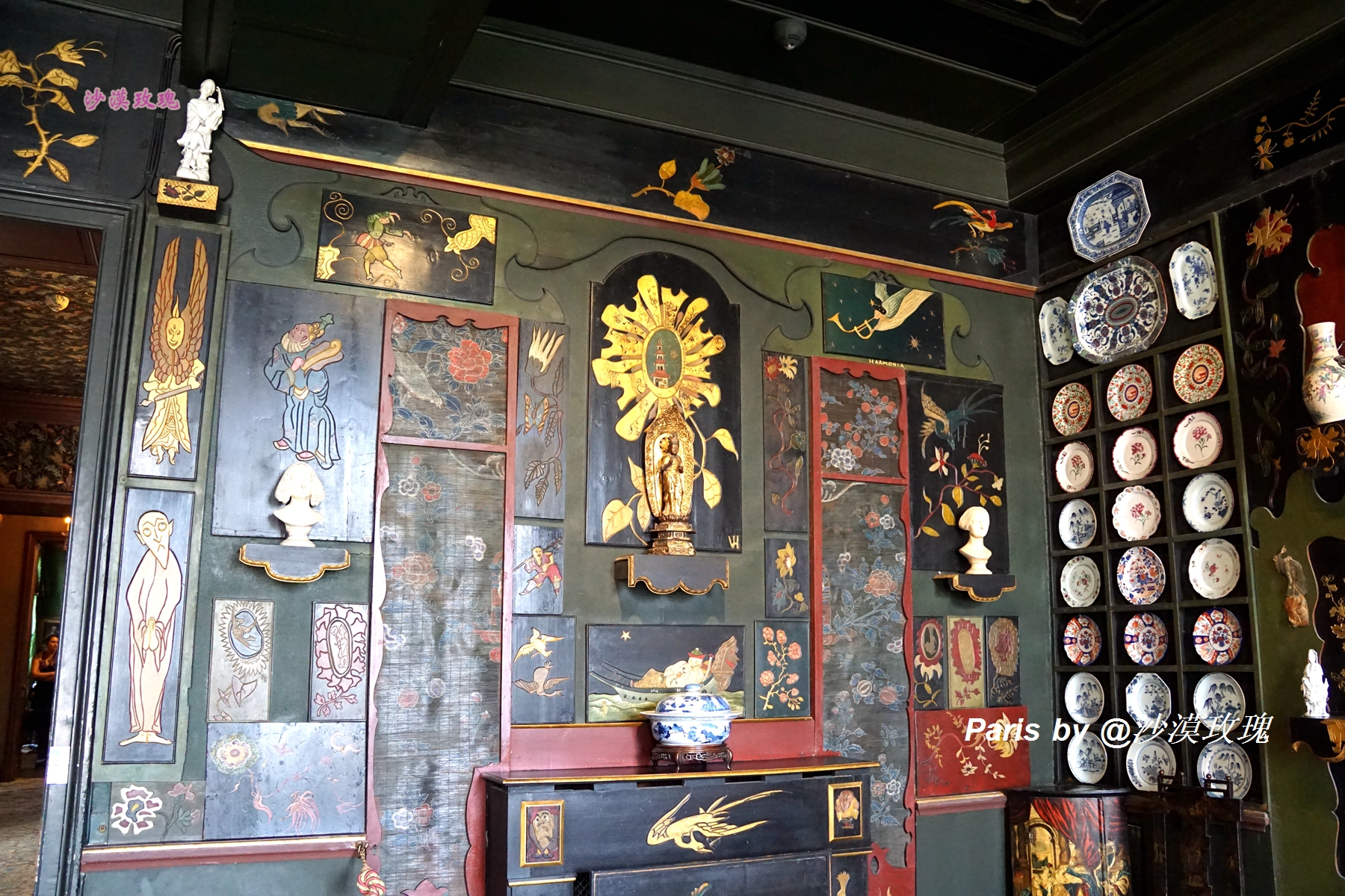 他从未来过中国，却热爱东方文化，为情人亲手设计了“中国沙龙”