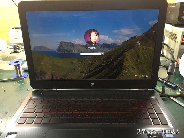 惠普q173维修,惠普暗夜精灵清灰后不开机