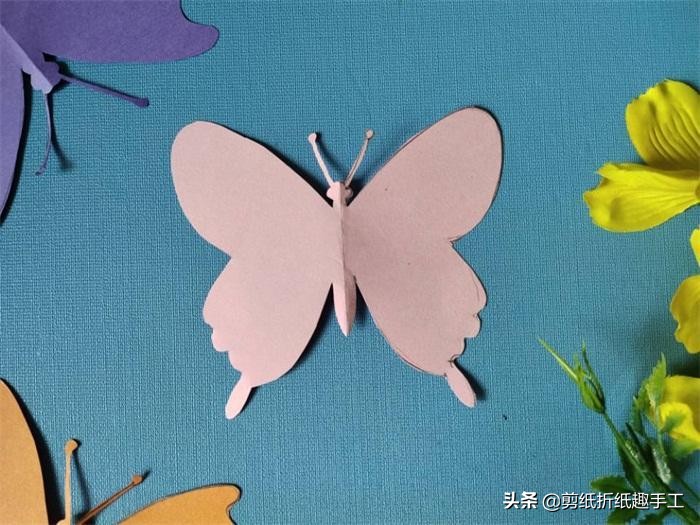 儿童剪纸8-10岁可打印蝴蝶,对称剪纸蝴蝶图案大全及方法