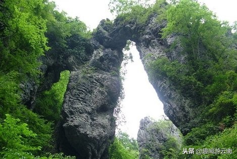 文山天生桥大峡谷奇观,阜平天生桥不可思议的奇观