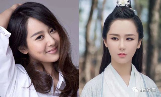 小眼睛厚嘴唇塌鼻梁的女明星,大眼小脸女明星