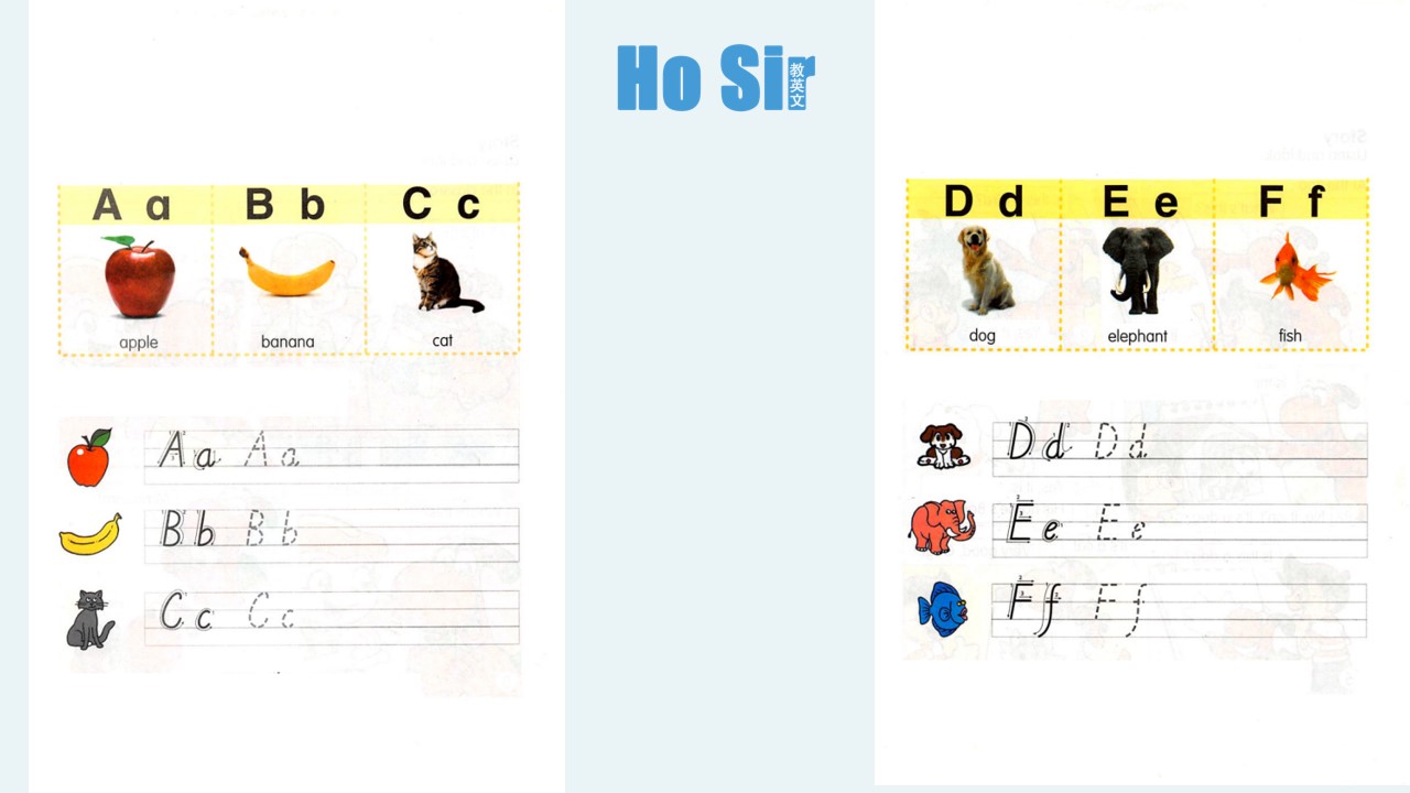 「新概念英语第一册」课件分享：001字母的基础知识和学习