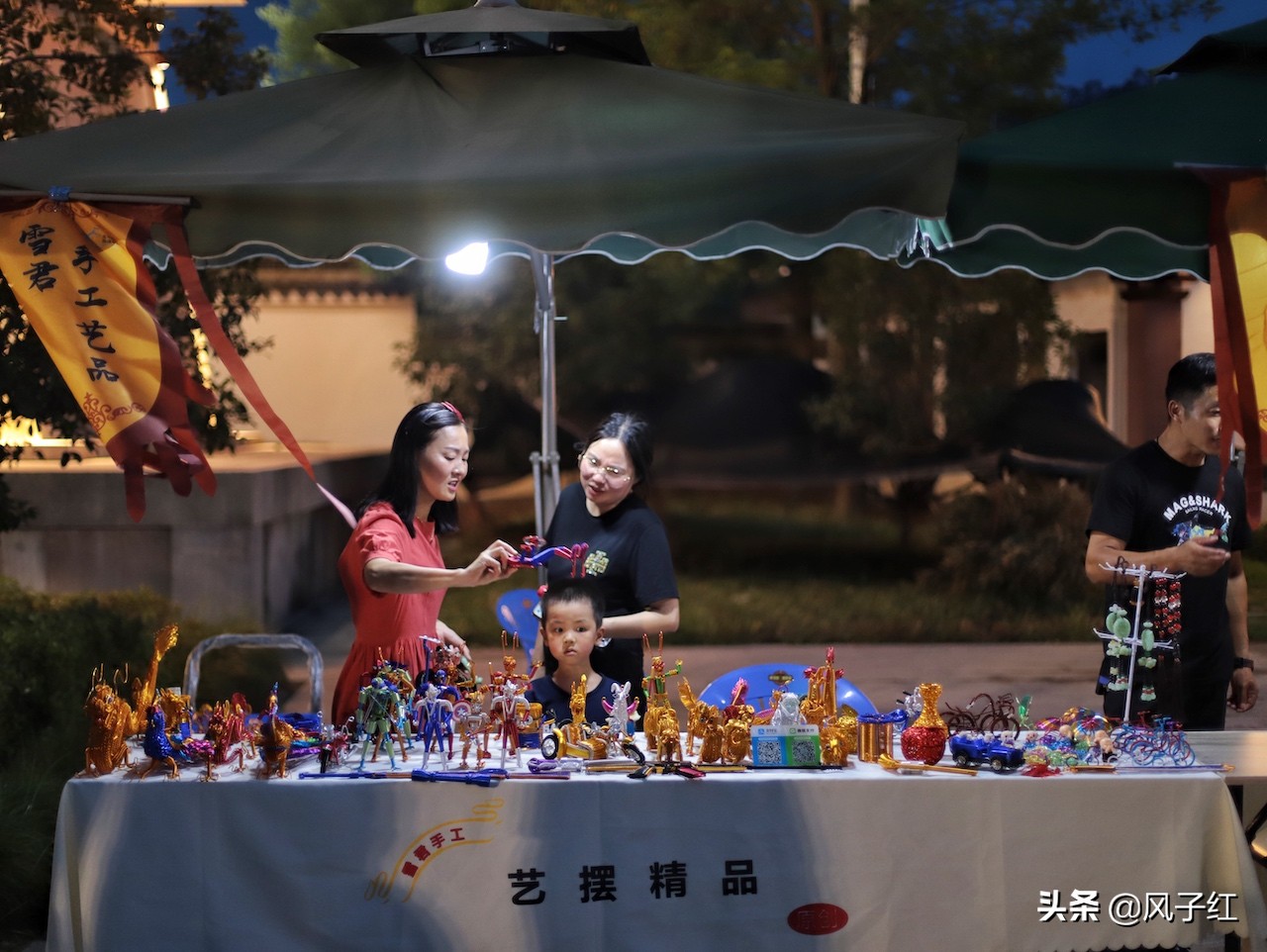 绍兴上虞中华孝德园夜市,绍兴网红打卡地夜市