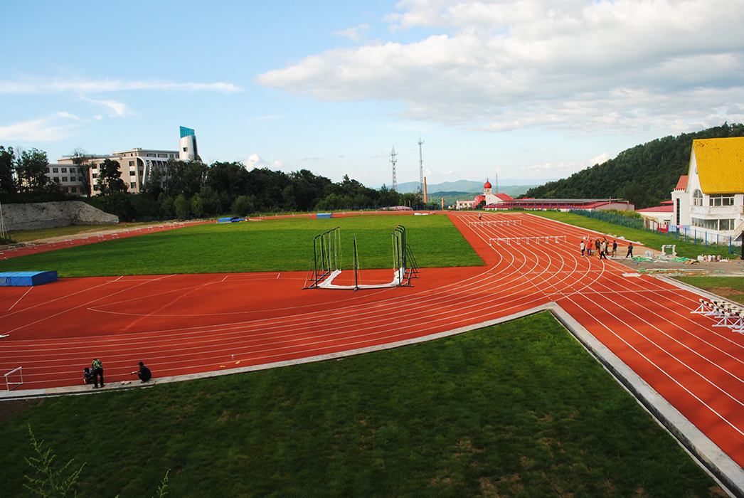 内蒙古预制型橡胶跑道,预制型橡胶跑道生产线