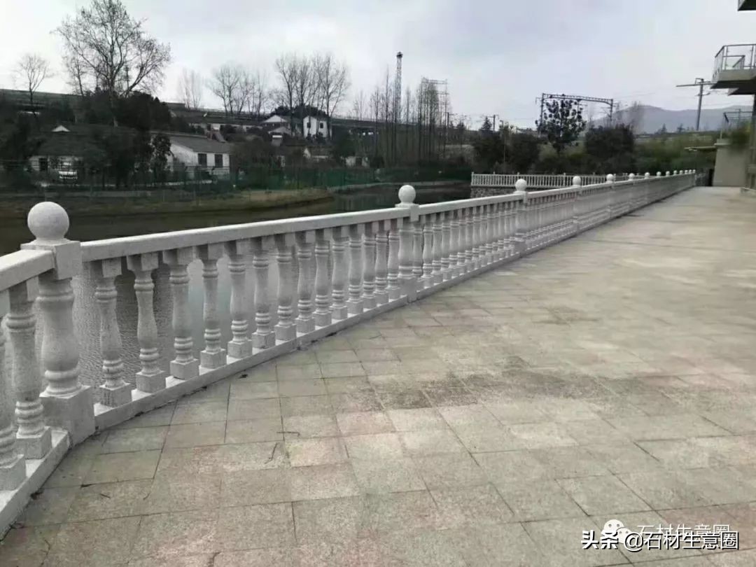 g682花岗岩河道栏杆,湖南河道花岗岩石栏杆