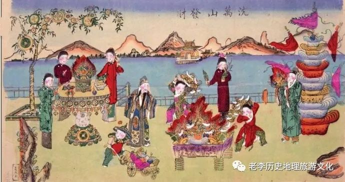 沈万三财神像,沈万三拜财神