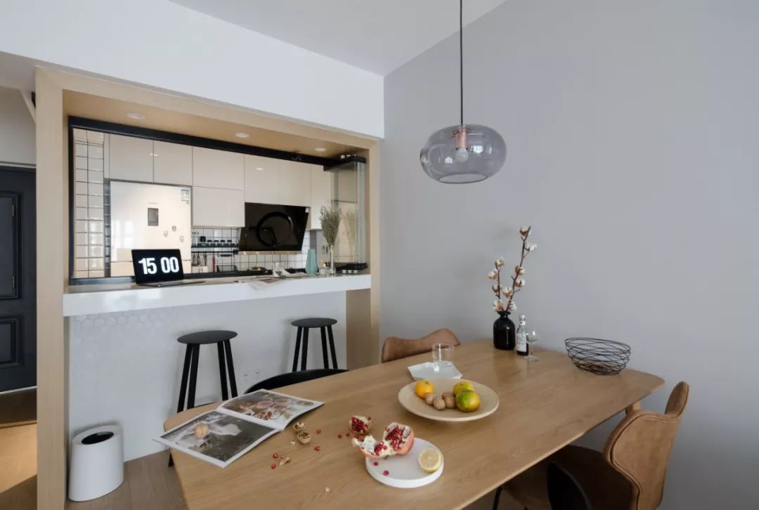 68平小户型一室一厅带衣帽间,茶室衣帽间一体小户型