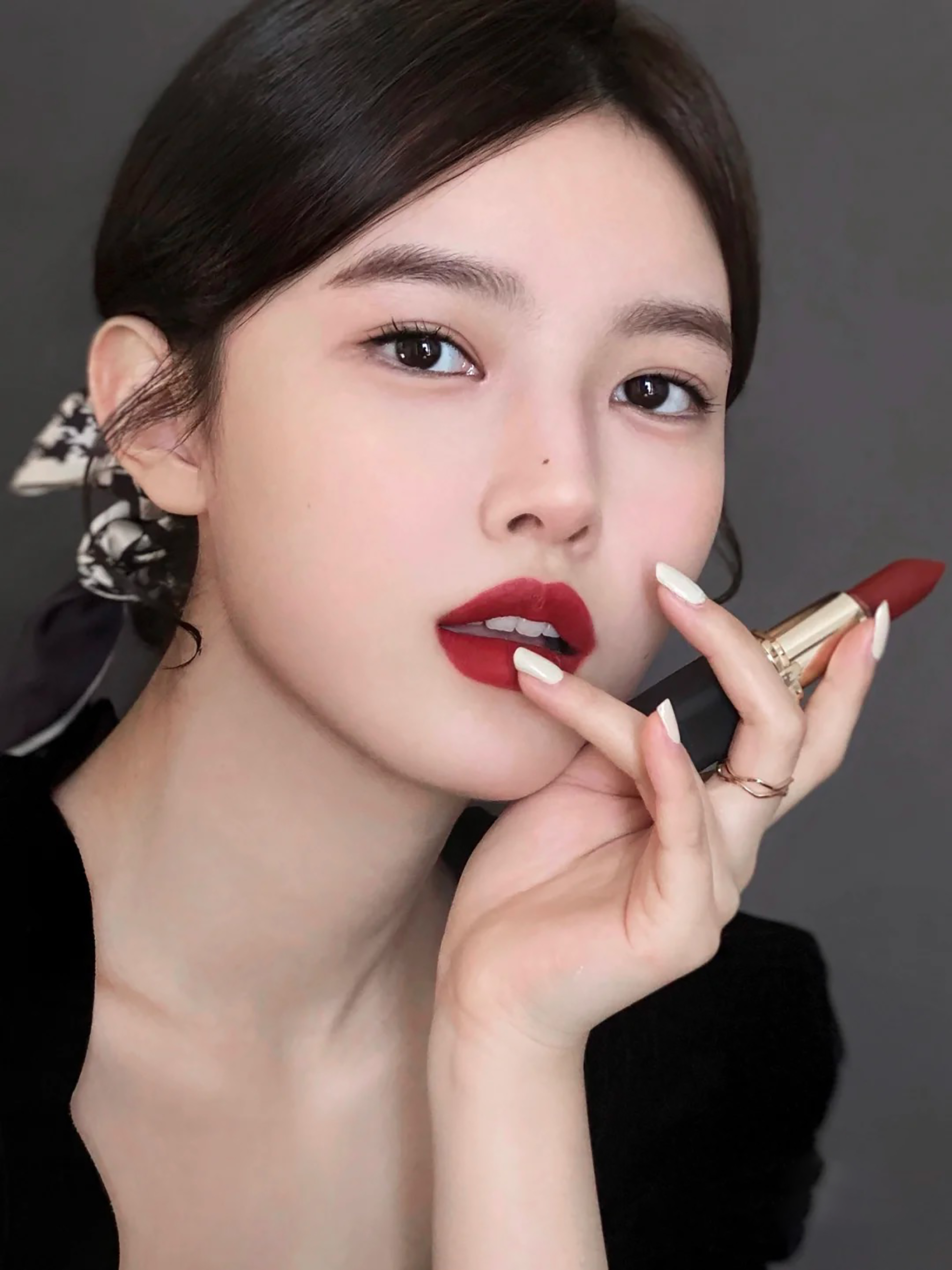 合照专属口红色,合照上镜口红