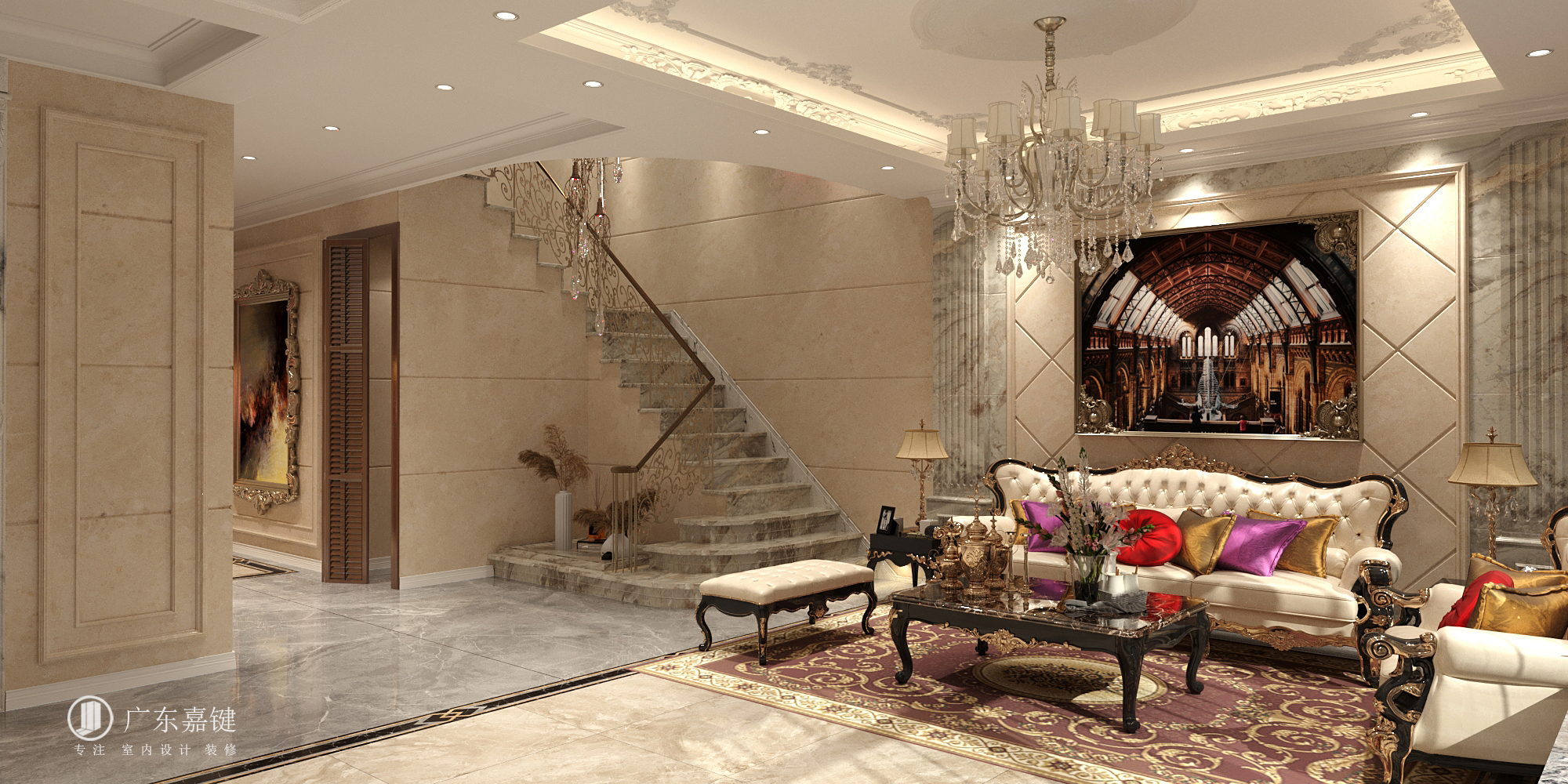 180㎡欧式设计｜雍容华贵，没点审美还真设计不出来