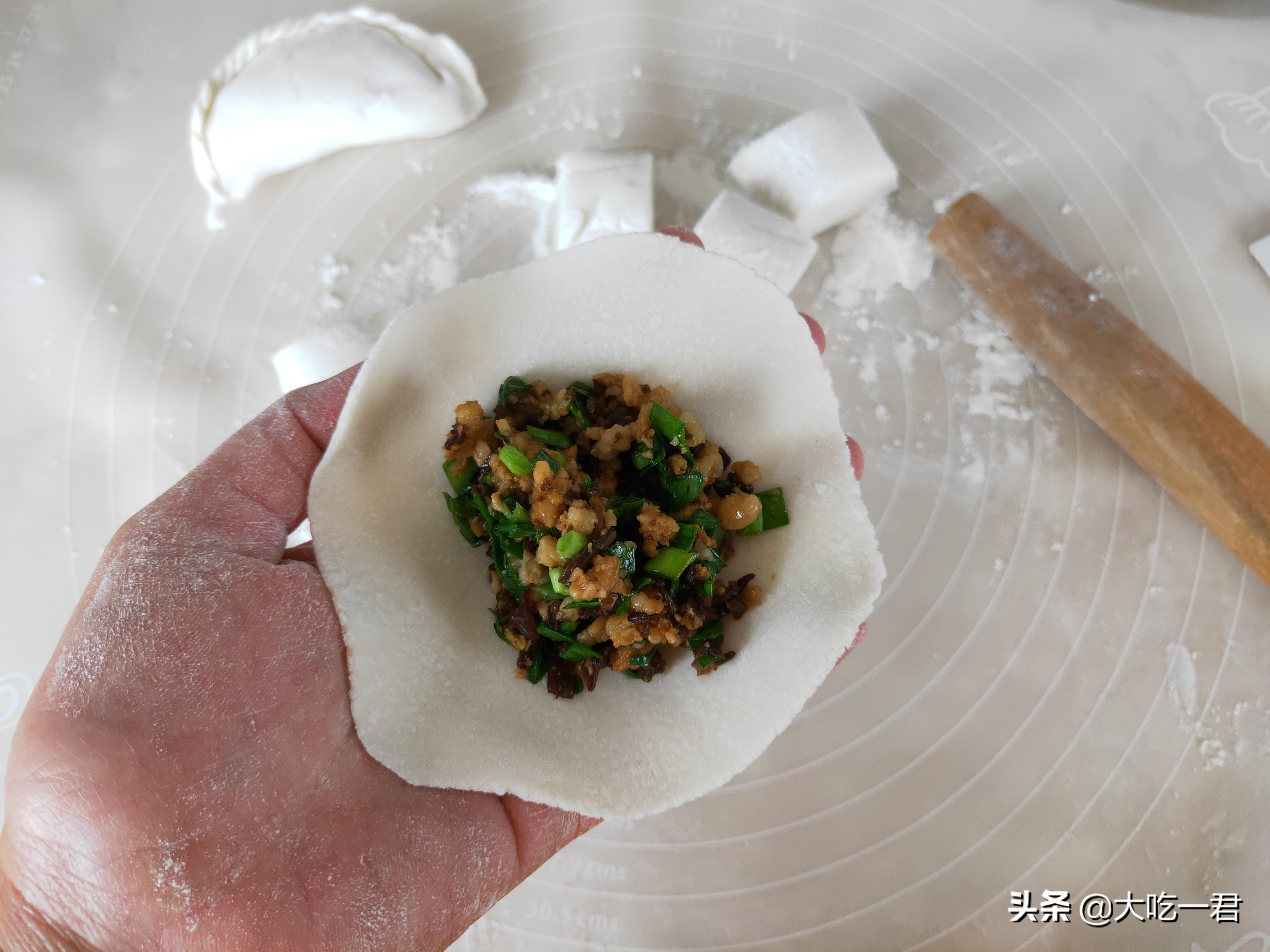 广西北流芥菜包做法教程,广西北流芥菜包的面怎么弄