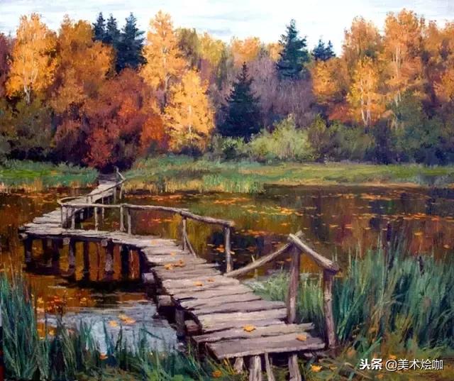 俄罗斯油画大师风景油画教程视频,俄罗斯维克多风景油画视频作品