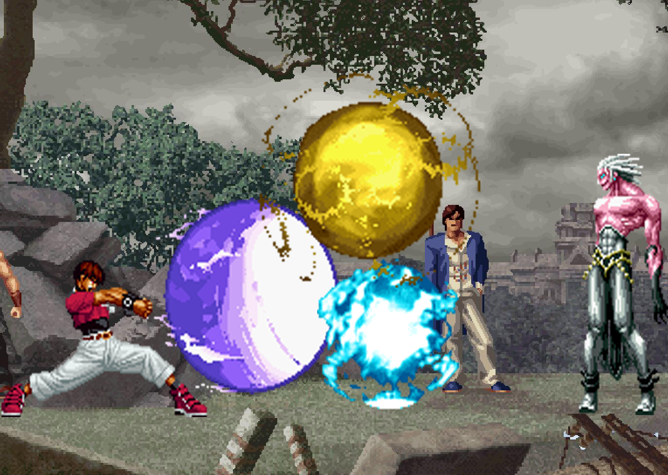 街机游戏拳皇大招教学,盘点拳皇游戏里面的必杀技