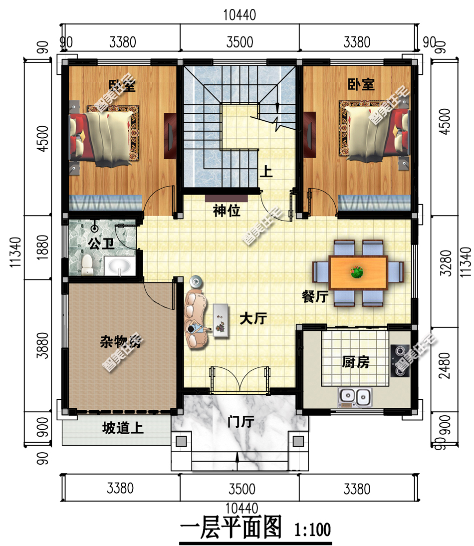 10米面宽宅基地，老爸亲自操刀设计别墅，意想不到的好
