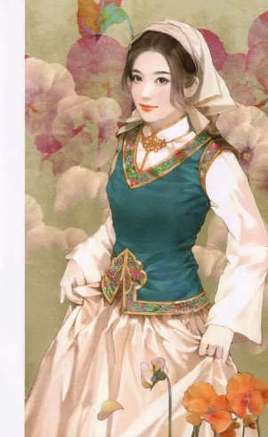 56个民族服饰合集绘画,56个民族服饰绘画图片大全